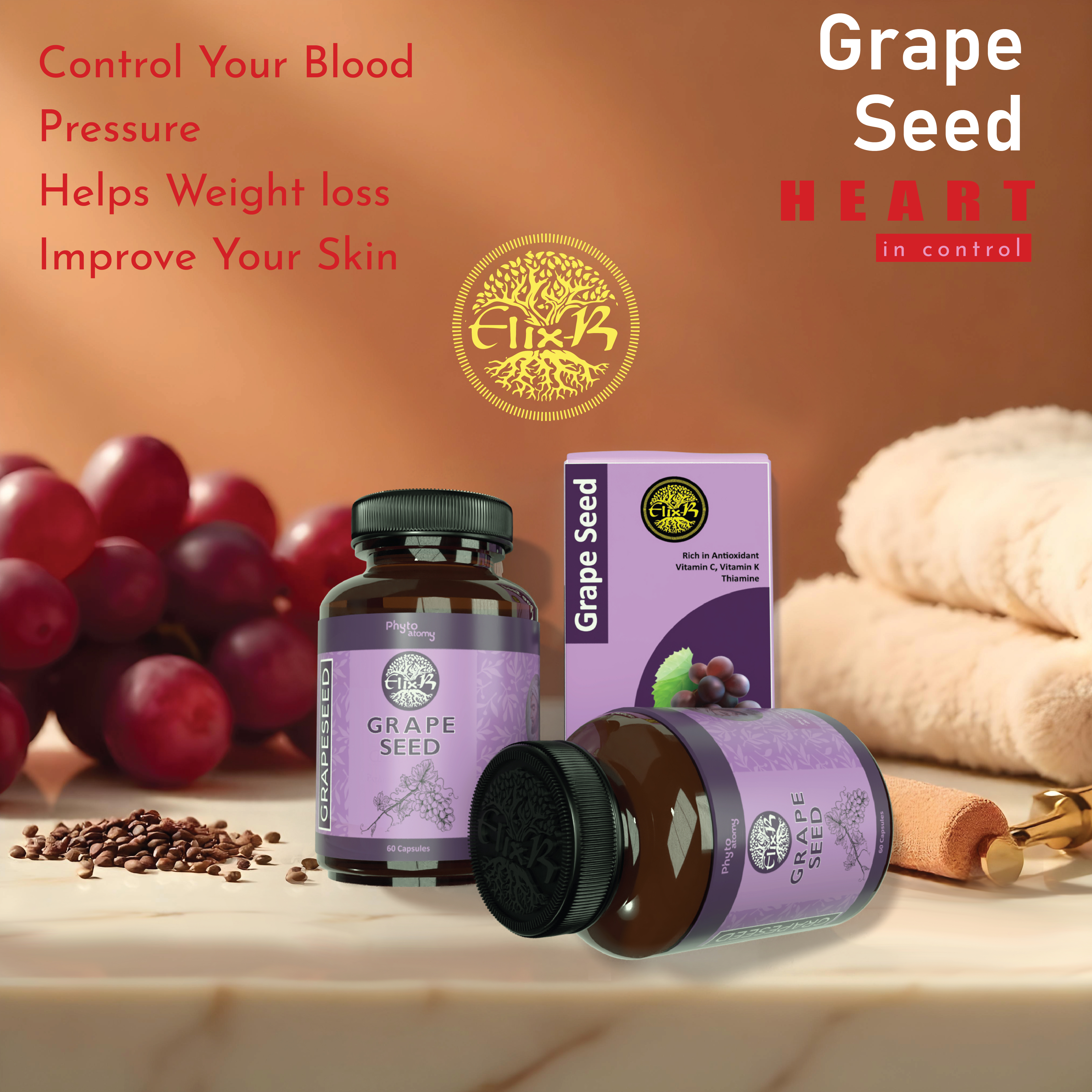 Grape Seed (60 Capsule) - HS00540